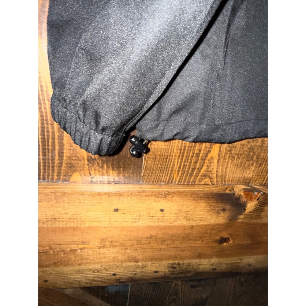 32 Degrees Cool Unisex Windbreaker Jacket Black Full Zip Hooded Mens M Womens L - Picture 3 of 4